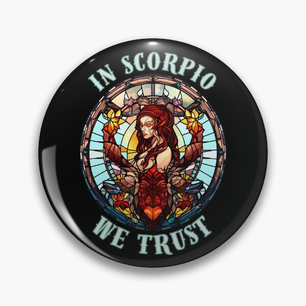 Item preview, In Scorpio We Trust. scorpio funny designed and sold by ZodiacWonders.