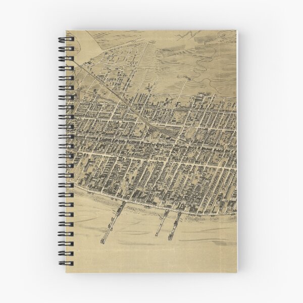 Item preview, Vintage Pictorial Map of Atlantic City NJ (1900) designed and sold by BravuraMedia.