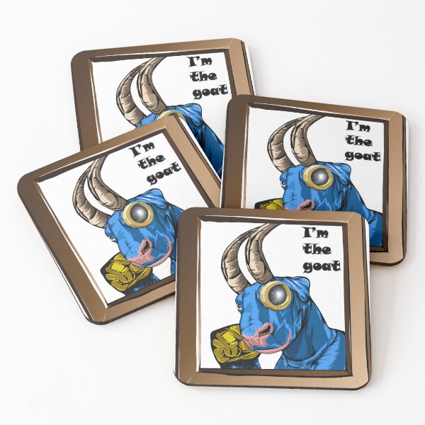 Item preview,  grass arts, the blue goat designed and sold by GrassArts.