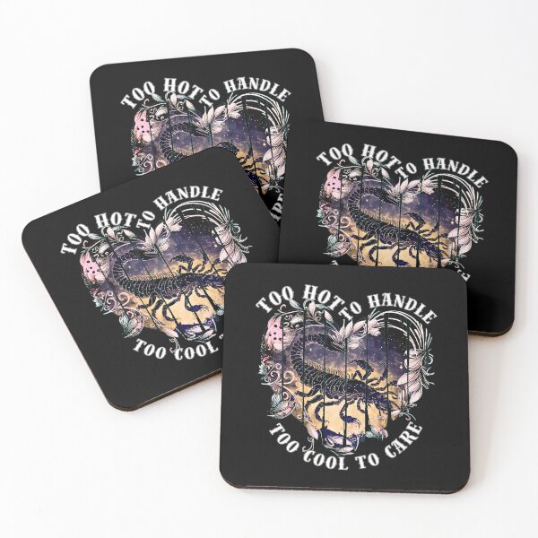 Item preview, Too Hot To Handle, Too Cool To Care. scorpio quote designed and sold by ZodiacWonders.