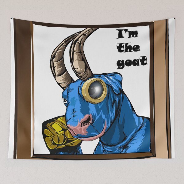 Item preview,  grass arts, the blue goat designed and sold by GrassArts.