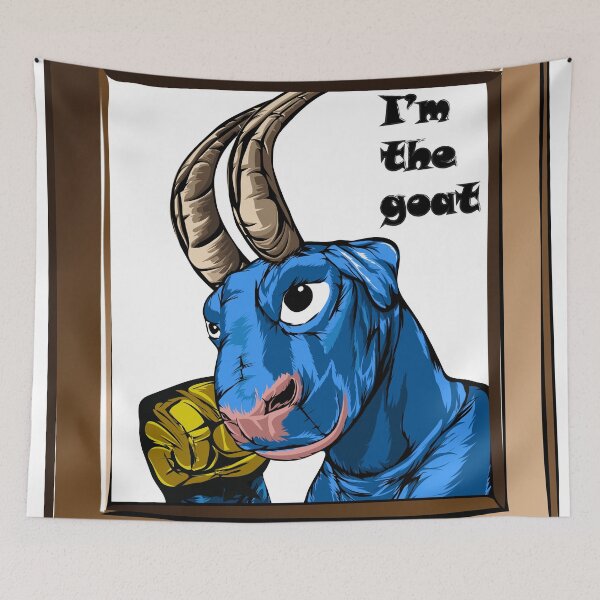 Item preview,  grass arts, the blue goat designed and sold by GrassArts.