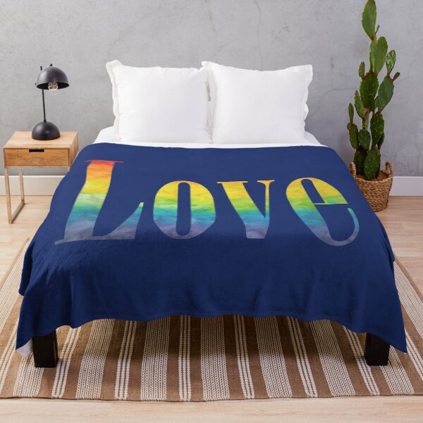 Item preview, Love Rainbow Text Design LGBT Support designed and sold by kakarikihill.