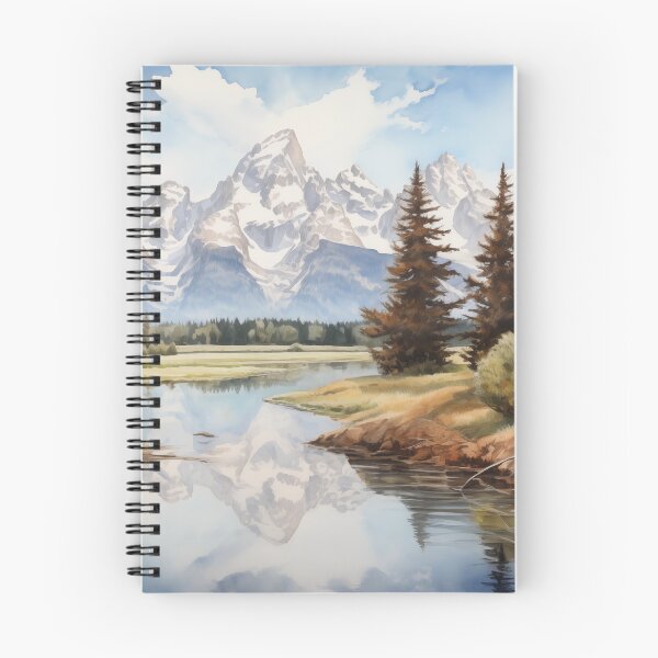 Item preview, Grand Teton in Watercolor designed and sold by WatercolorWilds.
