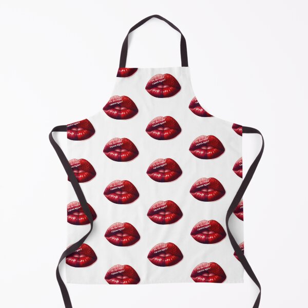 Item preview, Pretty Red With Lip Stick On Teeth Lips Sticker Art designed and sold by mymagicstoreus.