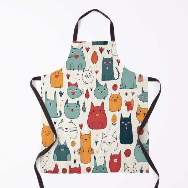 Item preview, Happy cat all over animal print designed and sold by dcrc.