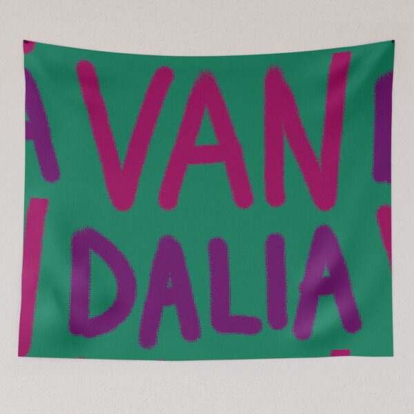Item preview, VAN DALIA word art print designed and sold by nataliavandalia.