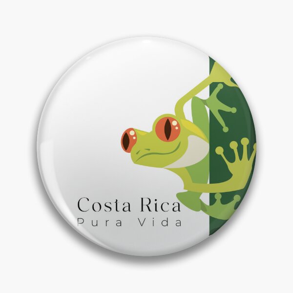 Item preview, Costa Rica Pura Vida Frog  designed and sold by J.P Graphic Studio.