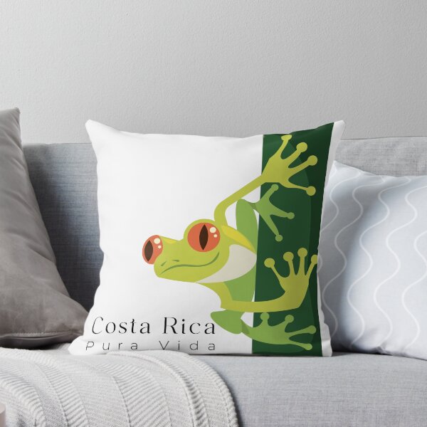 Item preview, Costa Rica Pura Vida Frog  designed and sold by J.P Graphic Studio.