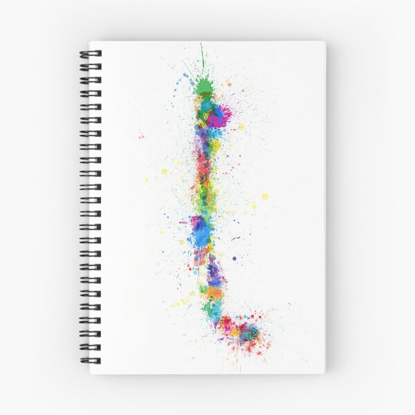 Item preview, Chile Paint Splashes Map designed and sold by ArtPrints.