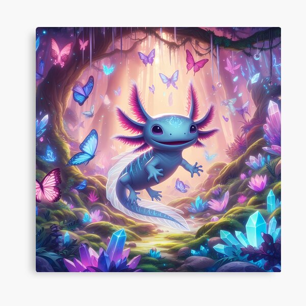 Best Axolotl Dad Ever,Cute Funny Axolotl #2 Canvas Print / Canvas