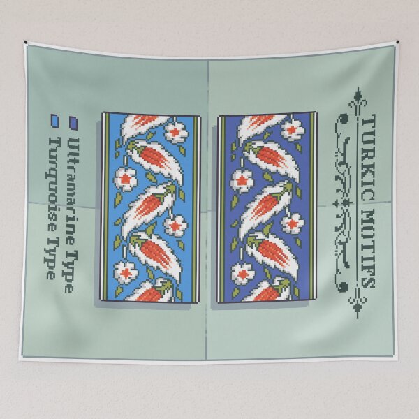 Item preview, Turkic Motifs PixelArt designed and sold by OriginWave.