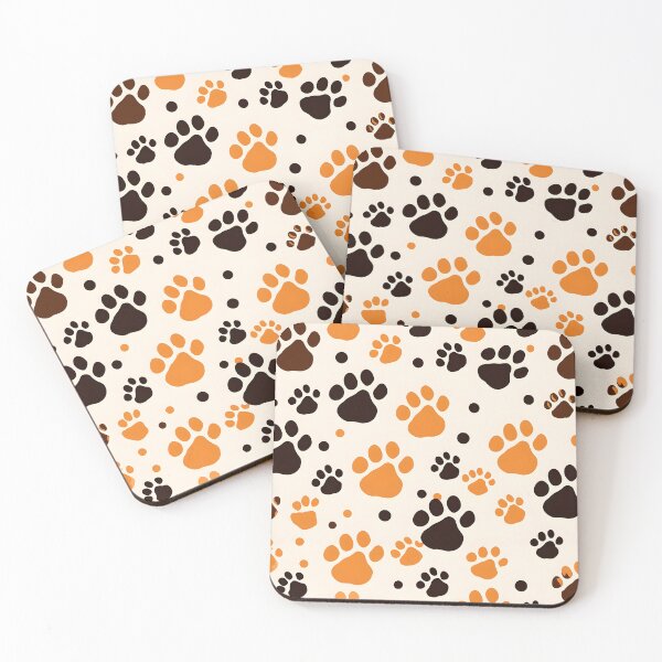 Item preview, Puppy paw print collage art designed and sold by dcrc.