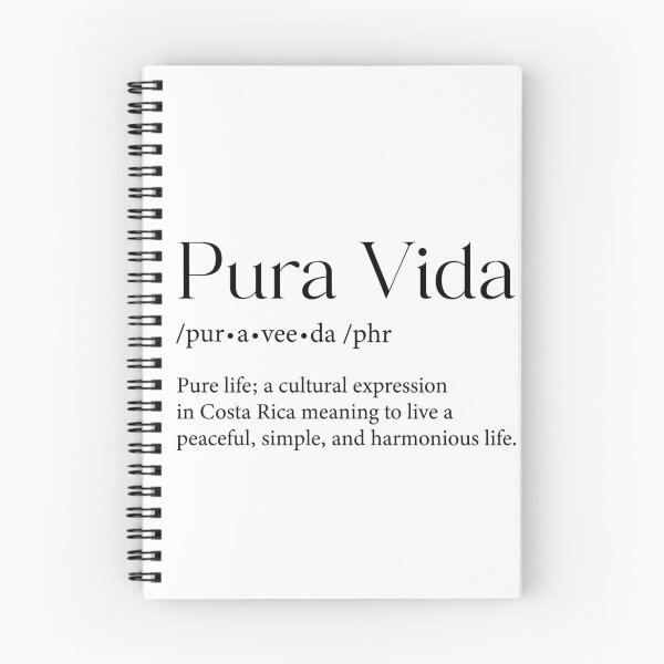Item preview, Costa Rica Pura Vida meaning designed and sold by J.P Graphic Studio.