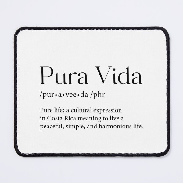 Item preview, Costa Rica Pura Vida meaning designed and sold by J.P Graphic Studio.