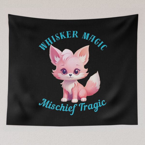Item preview, Whisker Magic, Mischief Tragic. fox face designed and sold by FoxVibes.