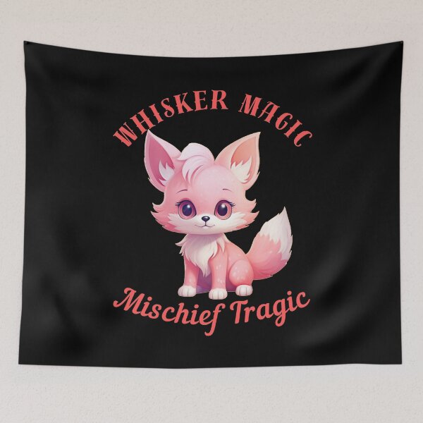 Item preview, Whisker Magic, Mischief Tragic. fox head designed and sold by FoxVibes.