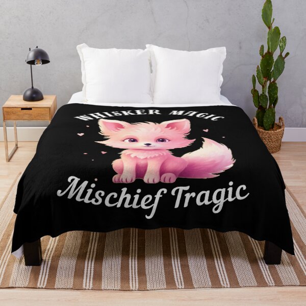 Item preview, Whisker Magic, Mischief Tragic. fox quote designed and sold by FoxVibes.