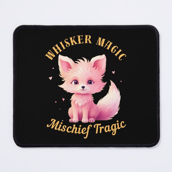 Item preview, Whisker Magic, Mischief Tragic. fox saying designed and sold by FoxVibes.
