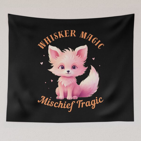 Item preview, Whisker Magic, Mischief Tragic. fox watercolor designed and sold by FoxVibes.