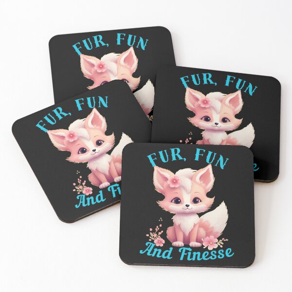 Item preview, Fur, Fun, And Finesse. fox face designed and sold by FoxVibes.