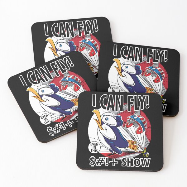 Item preview, Penguin I Can Fly Shit Show designed and sold by eShirtLabs.