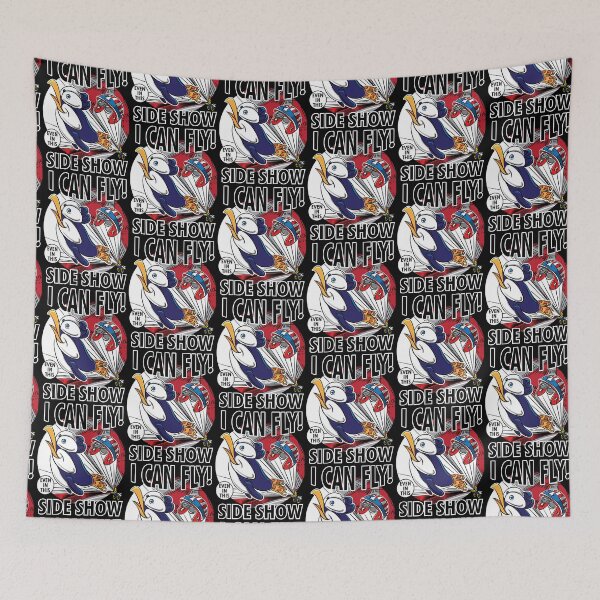 Item preview, Penguin I Can Fly Side Show designed and sold by eShirtLabs.