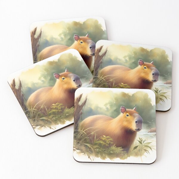 Item preview, Capybara Art #23 | Capybara Lovers designed and sold by ksgraphics222.