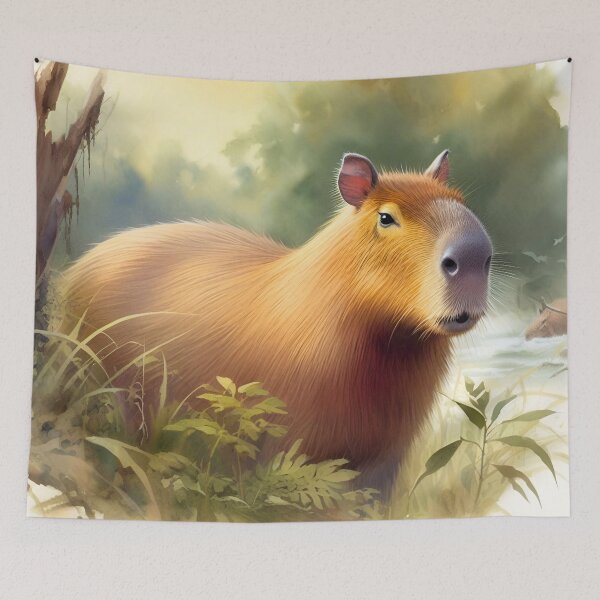 Item preview, Capybara Art #23 | Capybara Lovers designed and sold by ksgraphics222.
