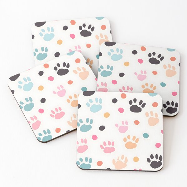 Item preview, Puppy paw print collage art designed and sold by dcrc.