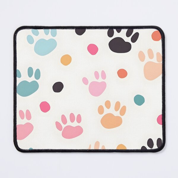 Item preview, Puppy paw print collage art designed and sold by dcrc.