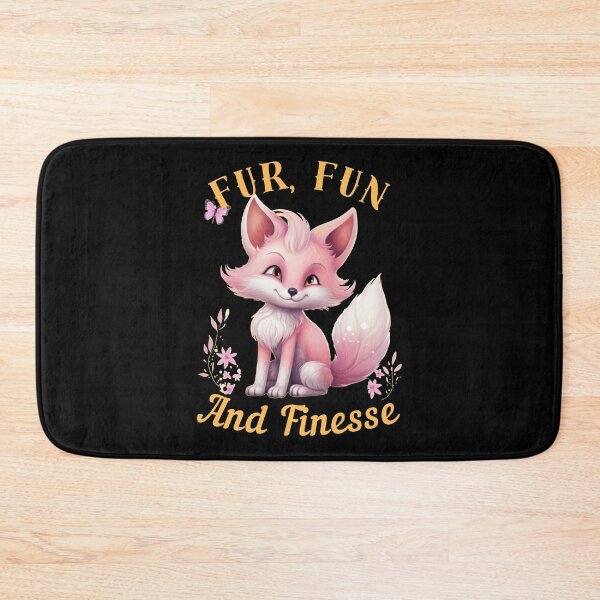 Item preview, Fur, Fun, And Finesse. fox saying designed and sold by FoxVibes.