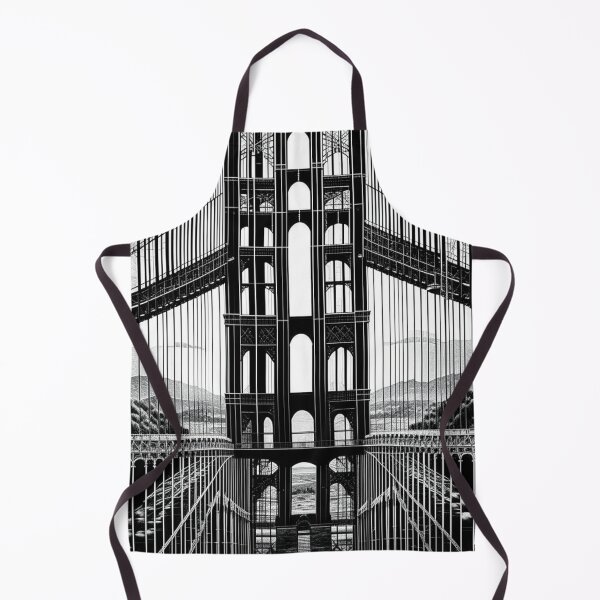 Item preview, Golden Gate Bridge in Abstract Geometry designed and sold by HippieFarms11.