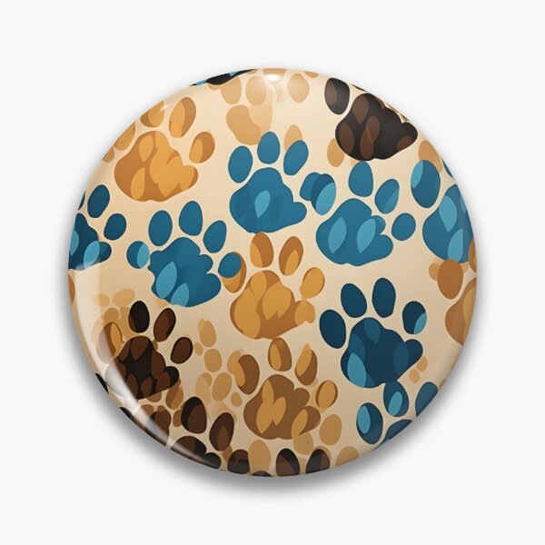 Item preview, puppy paw print collage art designed and sold by dcrc.
