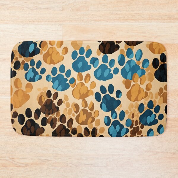 Item preview, puppy paw print collage art designed and sold by dcrc.