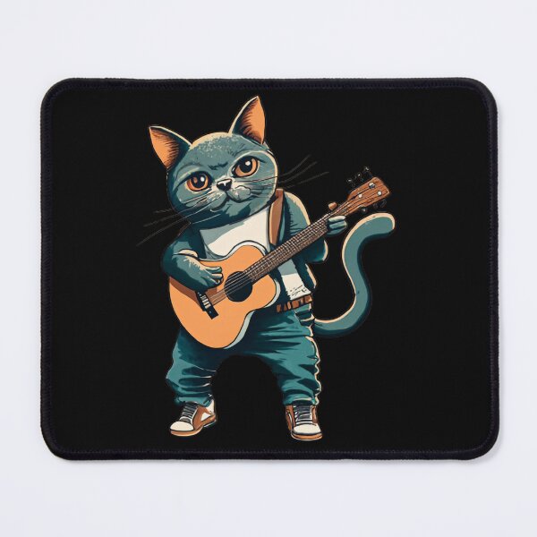 Item preview, Guitar Cat designed and sold by MillenniumDrip.