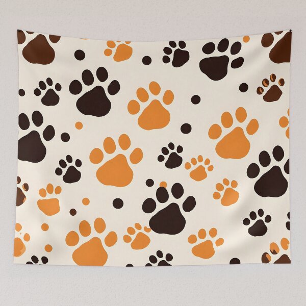 Item preview, Puppy paw print collage art designed and sold by dcrc.