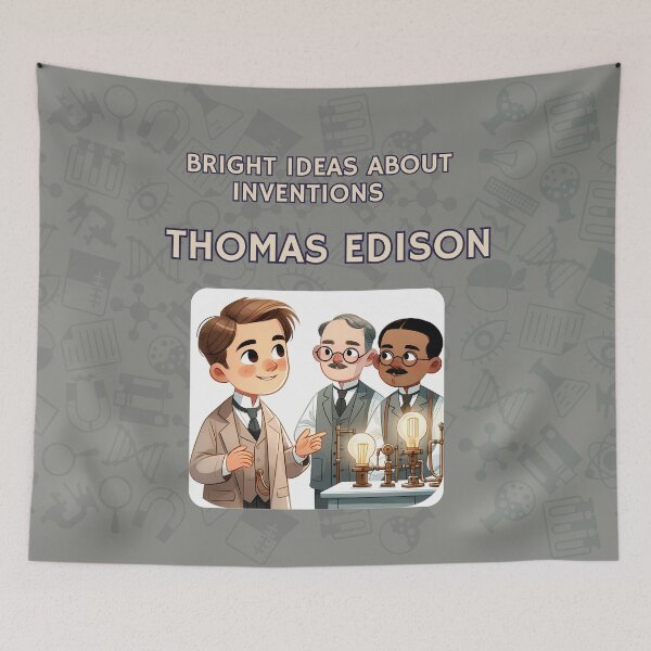 Item preview, Bright Ideas About Inventions Thomas Edison designed and sold by VickiVybesArt.