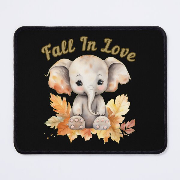 Item preview, Fall In Love. elephant saying designed and sold by ElephantVibes.