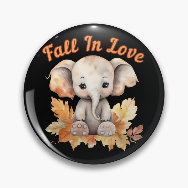 Item preview, Fall In Love. elephant quote designed and sold by ElephantVibes.