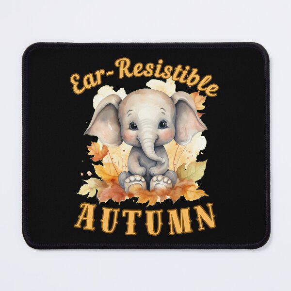 Item preview, Ear-Resistible Autumn. elephant lover designed and sold by ElephantVibes.