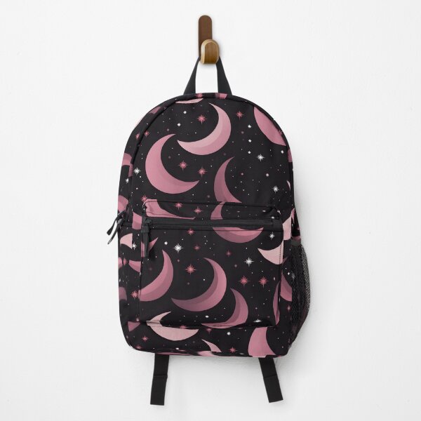 Item preview, Crescent moon and stars collage art print designed and sold by dcrc.