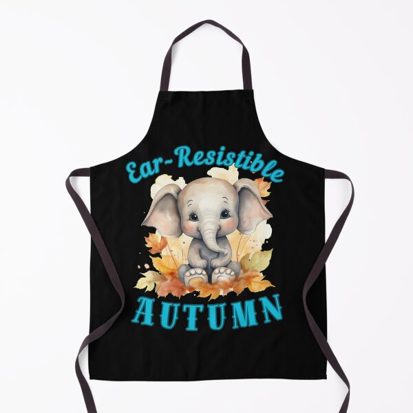 Item preview, Ear-Resistible Autumn. funny elephant designed and sold by ElephantVibes.