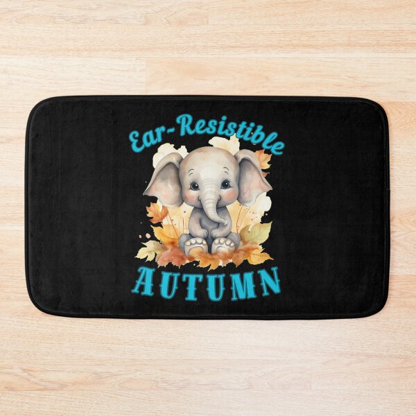 Item preview, Ear-Resistible Autumn. funny elephant designed and sold by ElephantVibes.