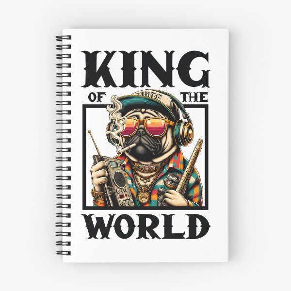 Item preview, King of the World Retro Dog Design T-Shirt designed and sold by vahithakseven.