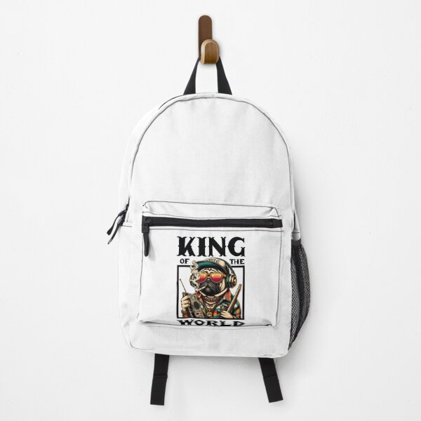 Item preview, King of the World Retro Dog Design T-Shirt designed and sold by vahithakseven.