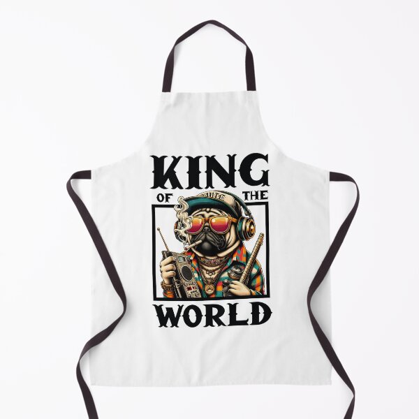 Item preview, King of the World Retro Dog Design T-Shirt designed and sold by vahithakseven.