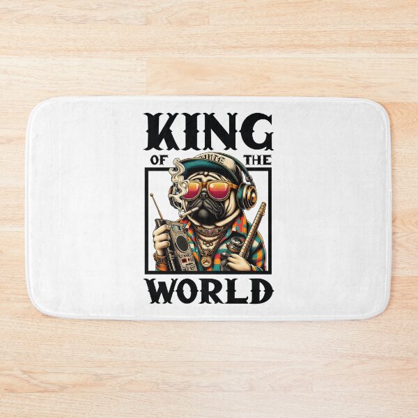 Item preview, King of the World Retro Dog Design T-Shirt designed and sold by vahithakseven.