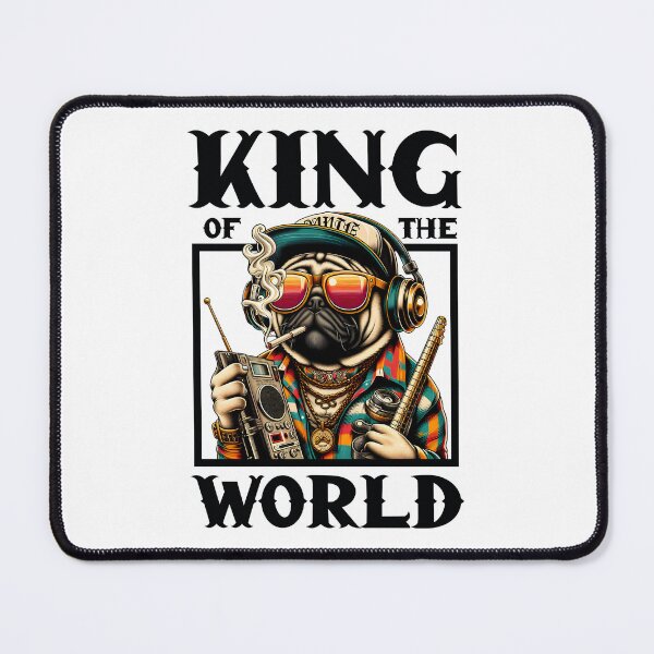 Item preview, King of the World Retro Dog Design T-Shirt designed and sold by vahithakseven.