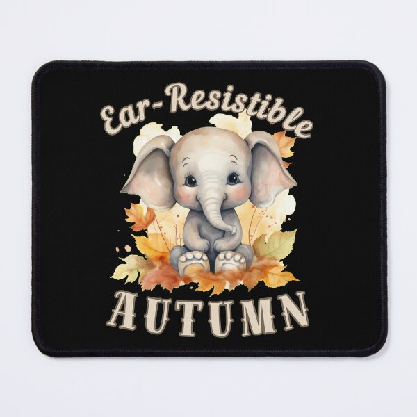 Item preview, Ear-Resistible Autumn. elephant head designed and sold by ElephantVibes.